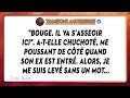 Bouge Il VA S asseoir Ici A-t-elle Chuchote Me Poussant De Cote Quand Son Ex Est Entre Alors