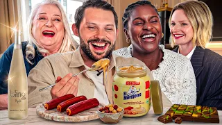 Josiane Balasko goûte les produits qui ont fait le Buzz !! ( El Mordjene, Chewing-gum à 250€ … )