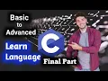 Learn C Programming language Pointers in C Pointers and Arrays Memory allocation - Part 8