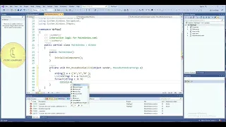 WPF String functions ToList CodeLearning