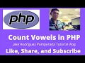 Count Vowels in PHP