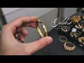 Lagu Het maken van een met diamanten bezette gouden armband met een loach-back | Hoogglanzende spiegel...