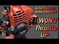 How to Fix Trimmer Weed Eater that won t throttle up SRM-225 PAS-225 or Any 2 Cycle Trimmer