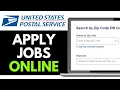 How to Apply for USPS Jobs Online 2025 QUICK EASY