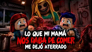 Lo que Ocultó esta MADRE te Dará ESCALOFRÍOS ☠️👁️#roblox #terror #miedo #horror #brookhaven #viral