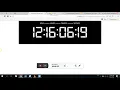 countdown clock - with and without jQuery plugins