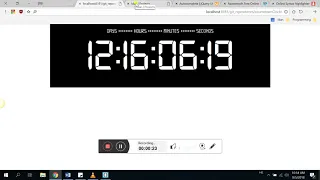 countdown clock - with and without jQuery plugins