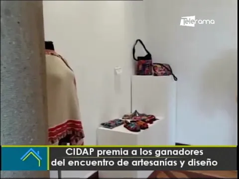 CIDAP premia a los ganadores del encuentro de artesanías y diseño