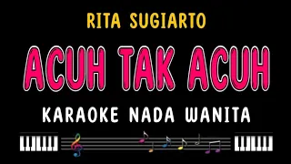 acuh tak acuh karaoke nada wanita rita sugiarto 