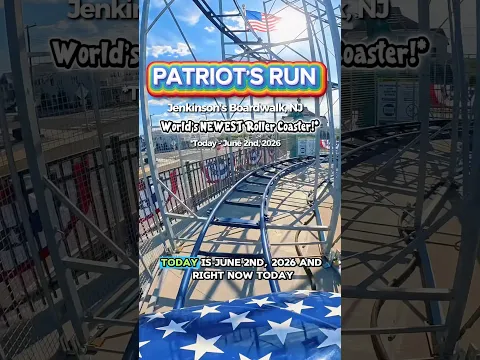 We rode the World’s NEWEST Roller Coaster! #themepark #rollercoaster #amusementpark #jerseyshore