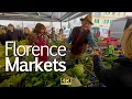 Florence Markets in 4K Sant Ambrogio Mercato Centrale Flea Market Piazza dei Ciompi