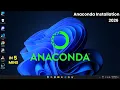 How to install Anaconda on Windows 11 Latest 2026 Anaconda Python Jupyter Notebook