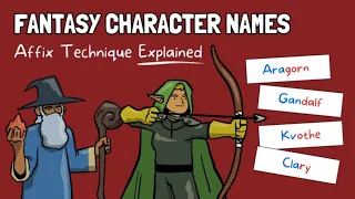 Fantasy Character Names Affix Naming Technique Explained