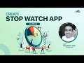 Stop Watch Game in App Lab Block Based Programming
