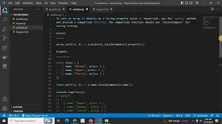 JavaScript Sort an Array of Objects by String Property Value