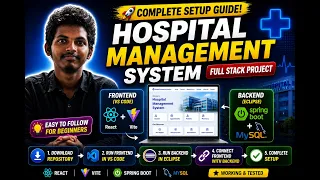Hospital Management System React Spring Boot VS Code Eclipse Setup Guide
