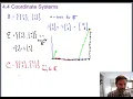 Introduction to Coordinate Systems Math 204 Section 4 4 1