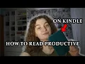 Reading Productivity with Kindle