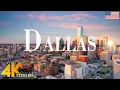 Dallas 4K drone view Stunning Footage Aerial View Of Dallas Relaxation film with calming music