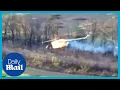 Lagu Ukrainian forces blow Russian attack helicopter out of the sky