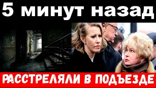 5 минут назад чп расстреляли в подъезде семья Собчак печальные новости 