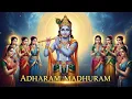 Download Lagu Adharam Madhuram | Lord Krishna \u0026 His 8 Wives Divine Story | Madhurashtakam Bhajan l अधरं मधुरं