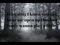 Download Lagu Hide and seek (ding dong I know you can hear me open u the door I know wanna play a little)