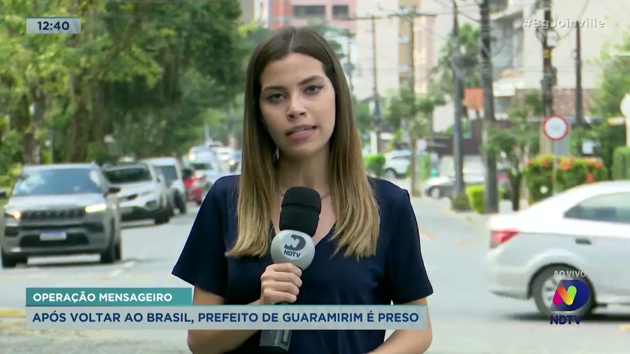 Operação Mensageiro: após voltar ao Brasil, prefeito de Guaramirim é preso