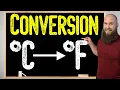 How To Convert Degrees Celsius Into Fahrenheit C To F