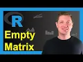 Create Empty Matrix in R Example How to Construct Matrices with Zero Rows matrix ncol nrow