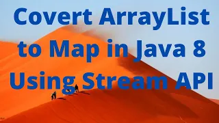 Convert ArrayList to HashMap in Java 8 Count occurrence of each element in list using Stream api