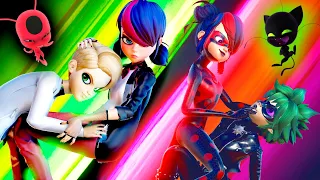 Miraculous Ladybug MULTIVERSE NEW Shadybug Claw Noir DUET Transformations OFFICIAL DESIGNS 