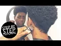 How to Cut a Tapered Faux Hawk on Natural Hair BEAUTYCUTRIGHT