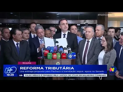 Reforma tributária: Lira entrega proposta para Pacheco e tramitação segue, agora no Senado