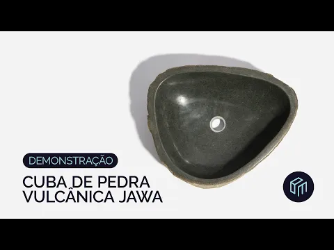 Vídeo - Cuba de Banheiro Pedra Vulcânica Rústica Apoio até 40 cm (Jawa) Video do produto Vídeo - Cuba de Banheiro Pedra Vulcânica Rústica Apoio até 40 cm (Jawa)