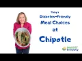Toby s Diabetes Friendly Meal Choices at Chipotle
