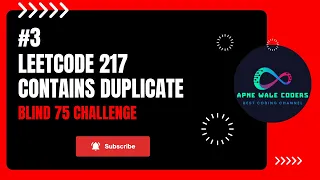 LeetCode 217 Contains Duplicate Blind 75 Challenge Day 3