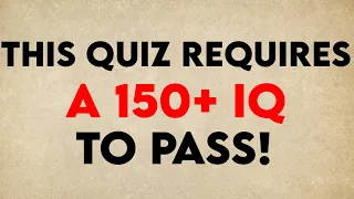 Do You Have EINSTEIN IQ TRY This Quiz NOW 