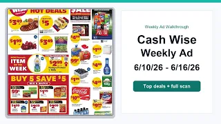 Cash Wise Weekly Ad 26 - 26 Best Deals