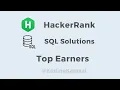 Top Earners HackerRank SQL Solution