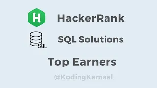 Top Earners HackerRank SQL Solution