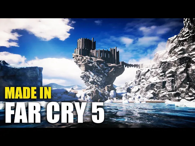 Making The College of Winterhold from Skyrim in Far Cry 5! (XSX)