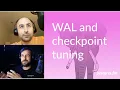 WAL and checkpoint tuning Postgres FM 010 podcast