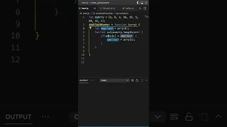 You have to find smallest number from array