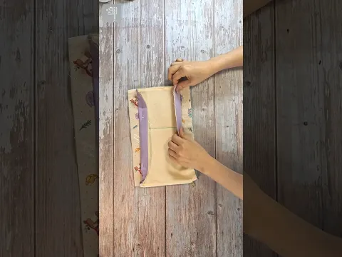 Quick and Easy sewing tips/ 3pockets zipper pouch