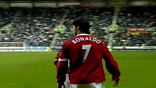 مهارات وأهداف كريستيانو رونالدو مع مانشستر يونايتد موسم 2005/06