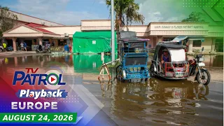 TV Patrol Playback Europe | August 24, 2026