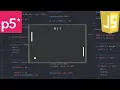 A Game A Day 1 - JavaScript Pong