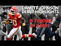 Emmett Johnson DOMINATES in NFL Debut 2026 Preseason Highlights