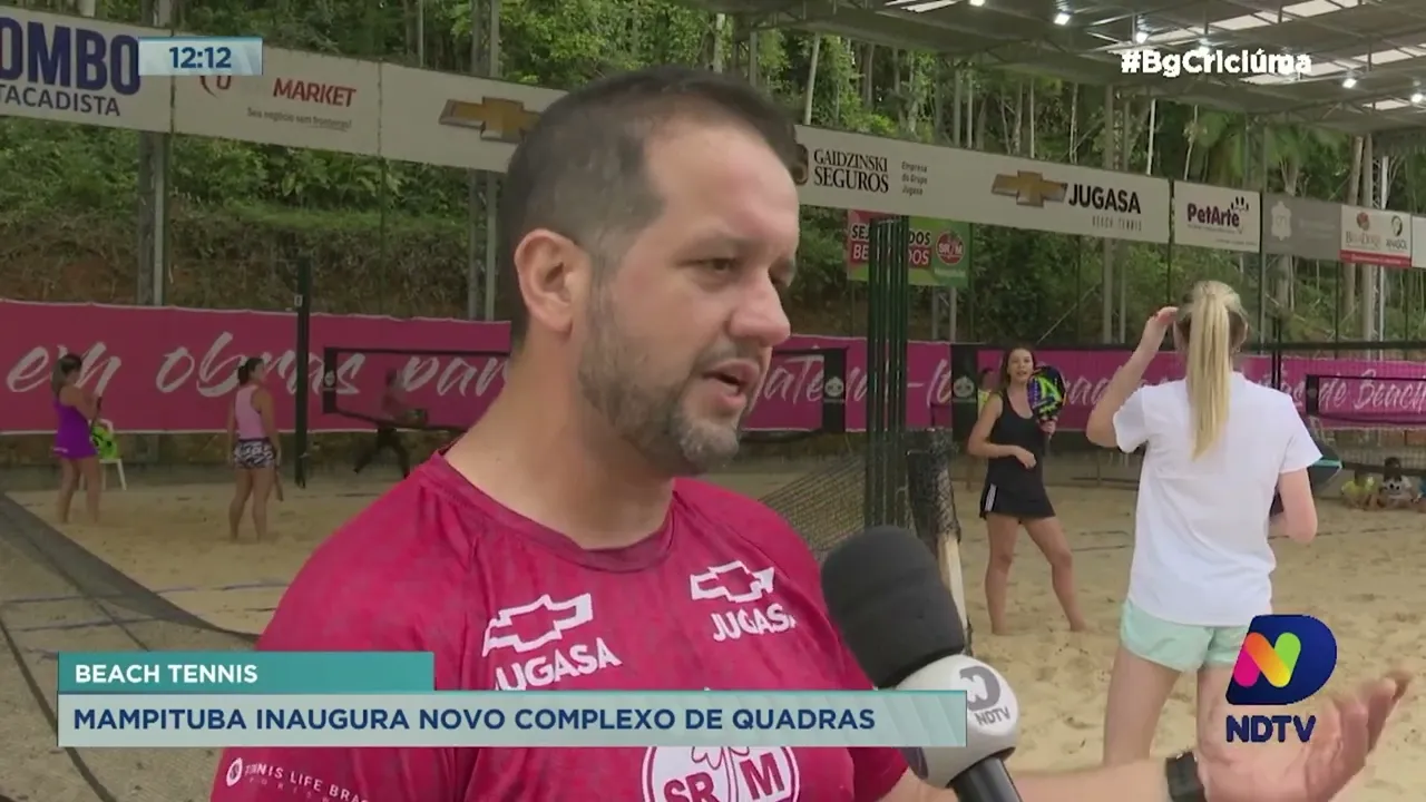 Mampituba inaugura novo complexo de quadras de beach tennis